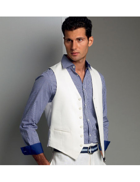 Patron de gilet - Vogue 8987