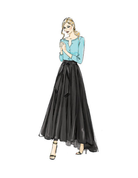Patron de jupe - Vogue 8980