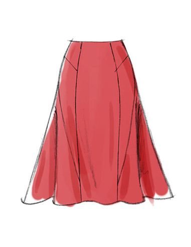 Patron de jupe - Vogue 8750
