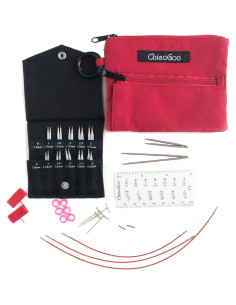Kit d´aiguilles à tricoter circulaires Shorties Mini ChiaoGoo
