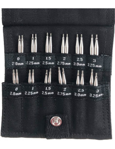 Kit d´aiguilles à tricoter circulaires Shorties Mini ChiaoGoo 2