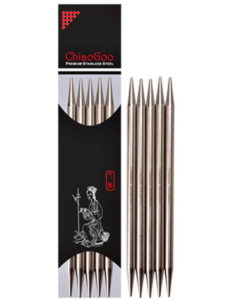 Aiguilles double pointes métal ChiaoGoo