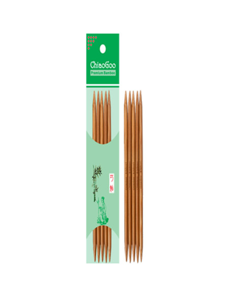 Aiguilles double pointes bambou ChiaoGoo