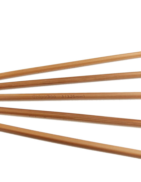Aiguilles double pointes bambou ChiaoGoo