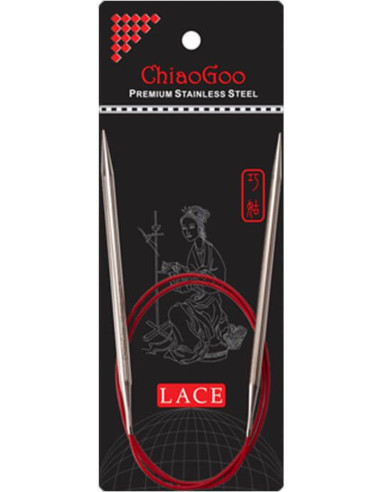 Aiguilles circulaires fixes Red Lace ChiaoGoo