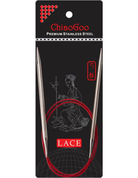 Aiguilles circulaires fixes Red Lace ChiaoGoo