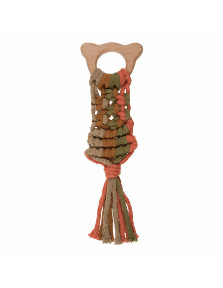 Anneau de dentition en bois - Tête d´ourson