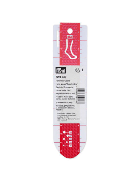 Gabarit chaussettes 20 cm