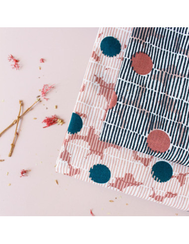 Tissu gaze de coton Mirage Forest - Atelier Brunette
