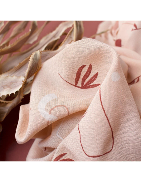 Tissu viscose Sandstorm Blush - Atelier Brunette