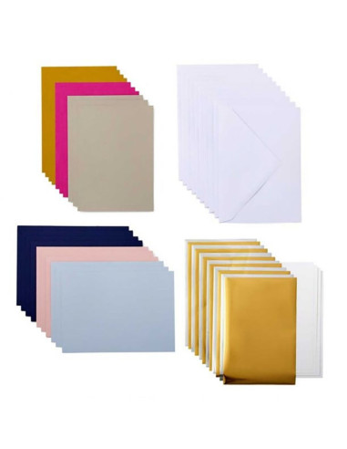 Set de 10 cartes avec enveloppes R30 spécial Foil Cricut
