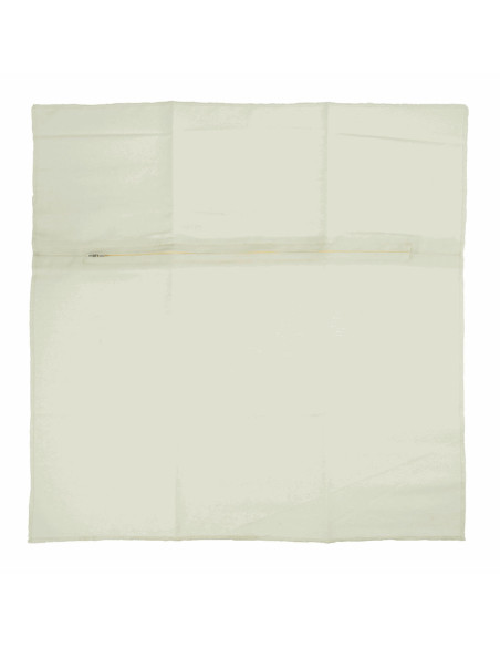 Dos de coussin avec fermeture - Crème