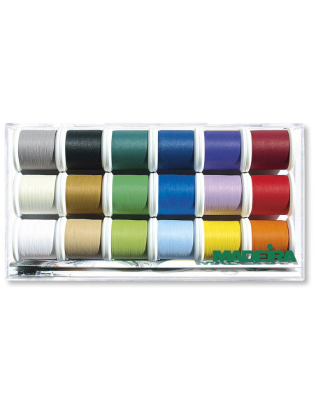 Boite de fils à broder Frosted Matt Madeira