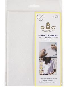 Pack de 2 feuilles vierges A5 Magic Paper DMC