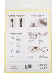 Pack de 2 feuilles vierges A5 Magic Paper DMC 2