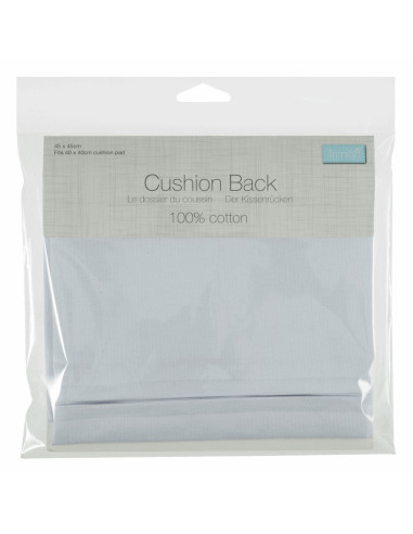 Dos de coussin avec fermeture - Blanc