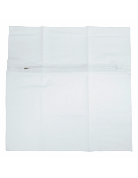 Dos de coussin avec fermeture - Blanc