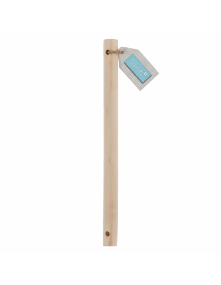 Bâton en bois pour macramé - 20 cm x 15 mm