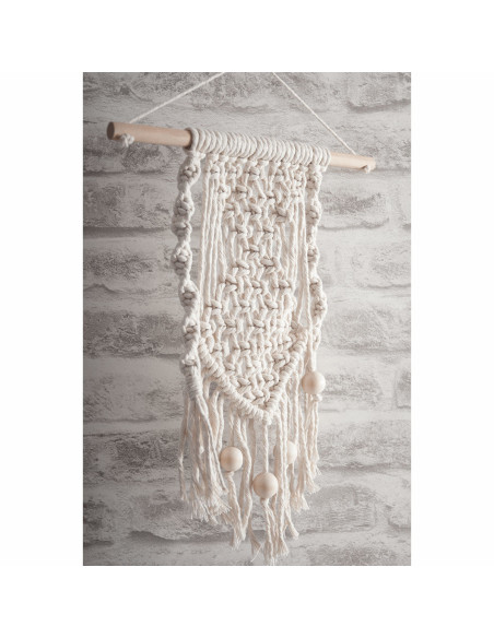 Bâton en bois pour macramé - 20 cm x 15 mm