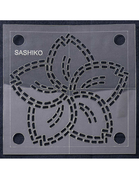 Gabarit pour sashiko - Fleur de cerisier