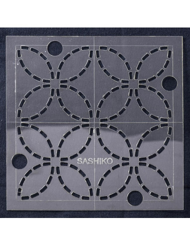 Gabarit pour sashiko - Seven treasures