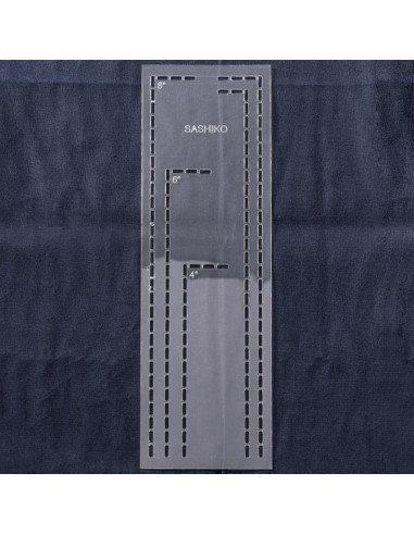 Gabarit pour sashiko - Lignes droites