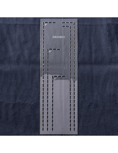 Gabarit pour sashiko - Lignes droites