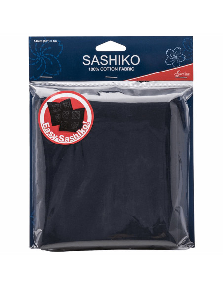 Tissu sashiko - Marine foncé