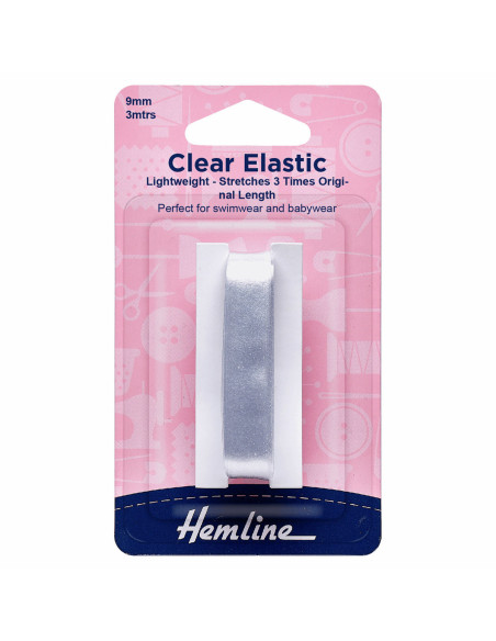 Élastique transparent pour maillot de bain
