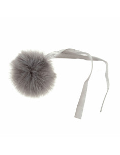 Pompon imitation fourrure 6 cm - Vison