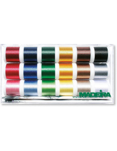 Boite de fils à broder Polyneon 40 Madeira