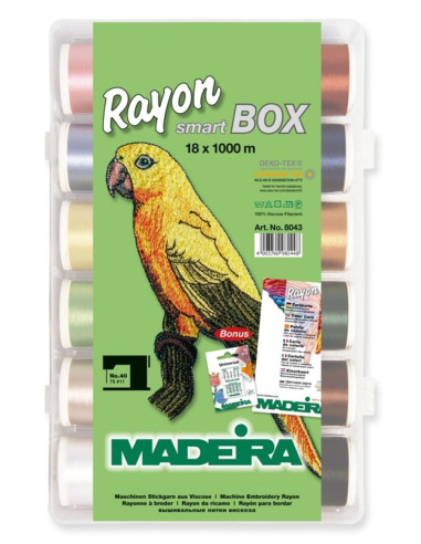 Valise de fils à broder SmartBox Rayon Madeira