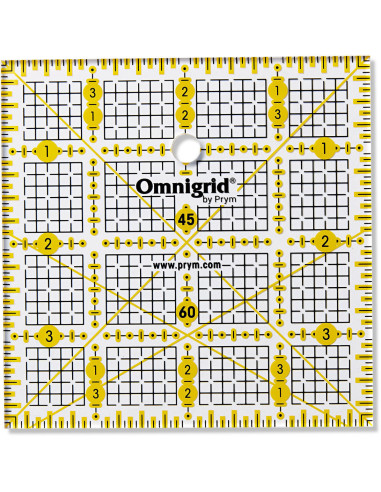 Règle patchwork Omnigrid 4 x 4 inch