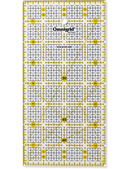 Règle patchwork Omnigrid 4 x 8 inch