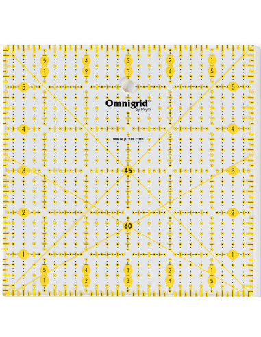 Règle patchwork Omnigrid 6 x 6 inch