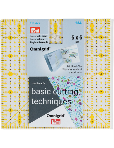 Règle patchwork Omnigrid 6 x 6 inch