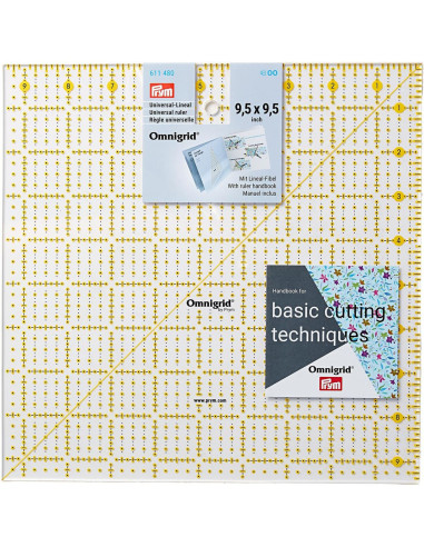 Règle patchwork Omnigrid 9,5 x 9,5 inch