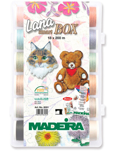 Valise de fils à broder SmartBox Lana Madeira