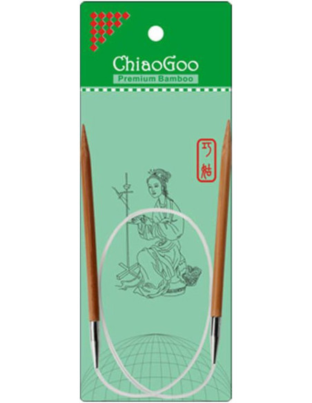 Aiguilles circulaires fixes bambou ChiaoGoo