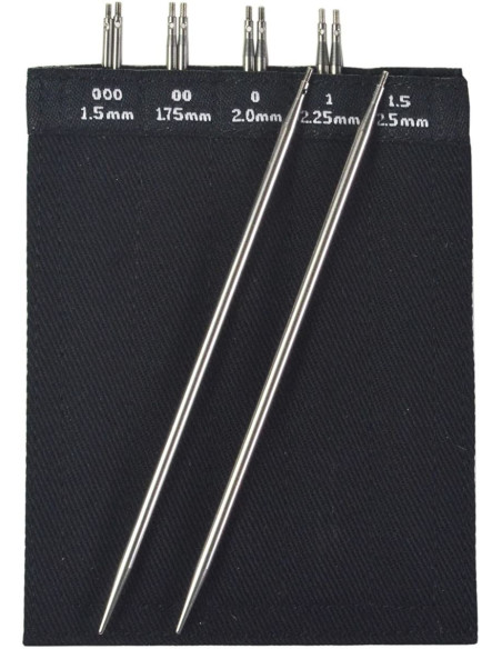 Pochette d´aiguilles à tricoter circulaires Twist Mini ChiaoGoo