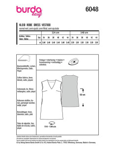 Patron de robe - Burda 6048 2