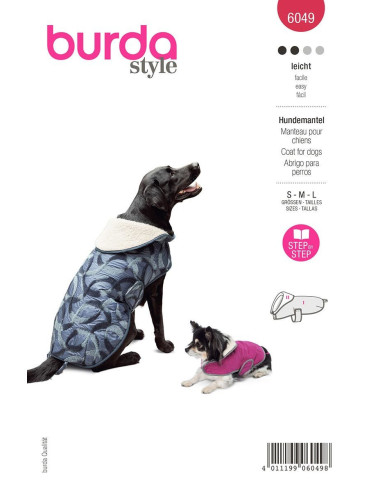 Patron de manteau pour chien - Burda 6049