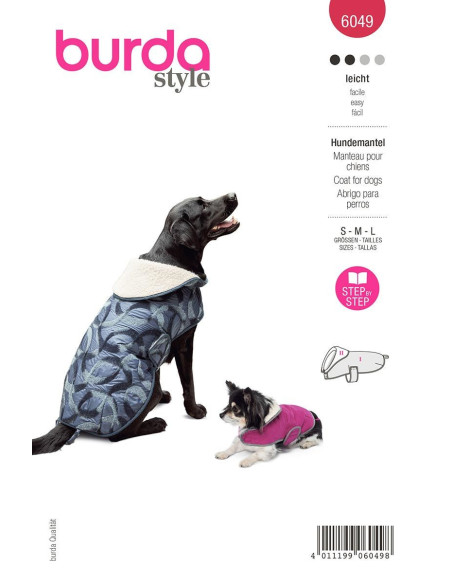 Patron de manteau pour chien - Burda 6049