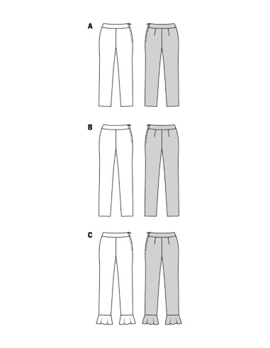 Patron de pantalon - Burda 6072