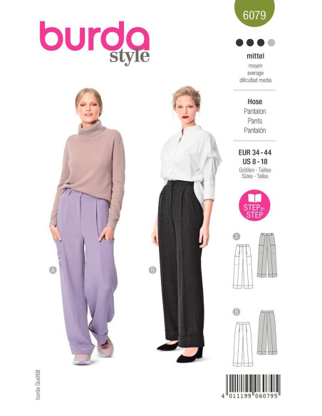 Patron de pantalon - Burda 6079