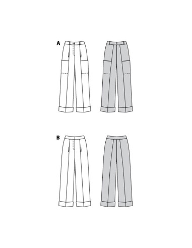 Patron de pantalon - Burda 6079