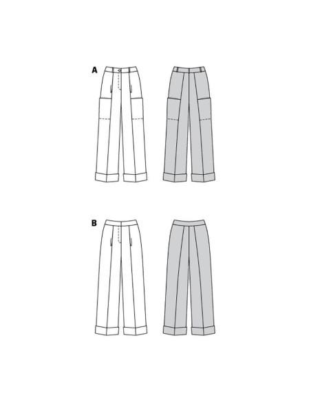 Patron de pantalon - Burda 6079