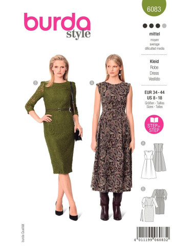 Patron de robe - Burda 6083