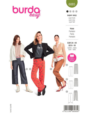 Patron de pantalon - Burda 6085