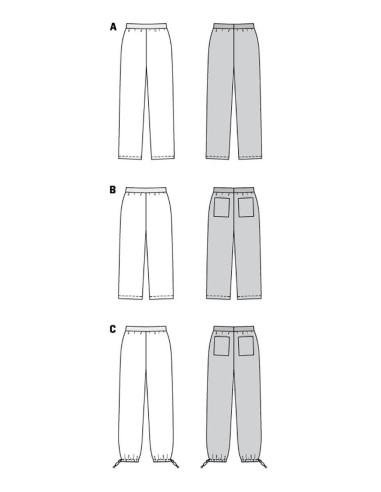 Patron de pantalon - Burda 6085